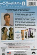 Yogilates For Beginners Workout Level 1 DVD back cover