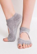 Yoga Pilates Barre Exercise Half Toe Grip Ankle Socks