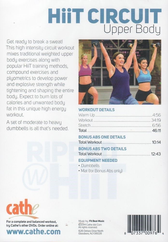 Ripped With Hiit Circuit Upper Body