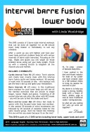 Barlates Body Blitz INTERVAL BARRE FUSION LOWER BODY Download with Linda Wooldridge