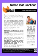 Barlates Body Blitz Fusion Mat Workout DVD with Linda Wooldridge