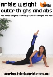 Ankle Weight Outer Thighs and Abs DVD