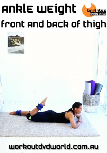 Ankle Weight Front and Back of Thighs DVD