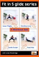 Barlates Body Blitz Fit in 5 Glide Series DVD 4 Workouts with Linda Wooldridge