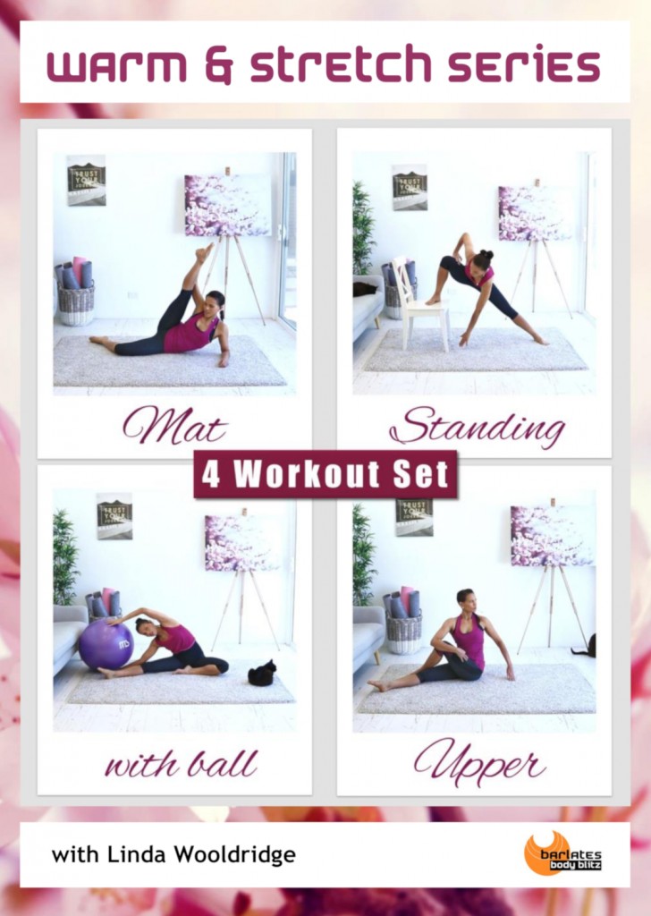 Pilates Mat Series 4 Workouts - Barlates Body Blitz - DVD-R