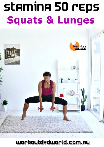 Stamina 50 Reps Squats & Lunges DVD