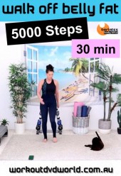 Walk Off Belly Fat 5000 Step Walk DVD