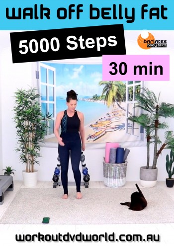 Walk Off Belly Fat 5000 Step Walk DVD