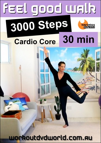 Feel Good Walk 3000 Steps Cardio Core DVD