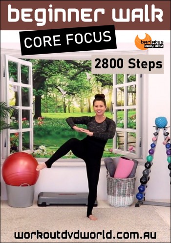 Beginner Walk 2800 Steps Core Focus DVD