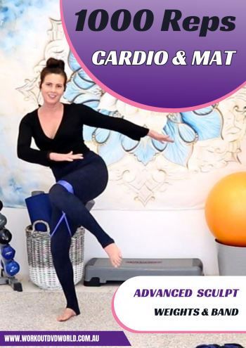 1000 Rep Challenge Cardio Mat DVD