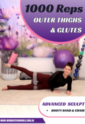 1000 Rep Outer Thighs & Glutes DVD