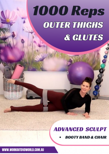 1000 Rep Outer Thighs & Glutes DVD